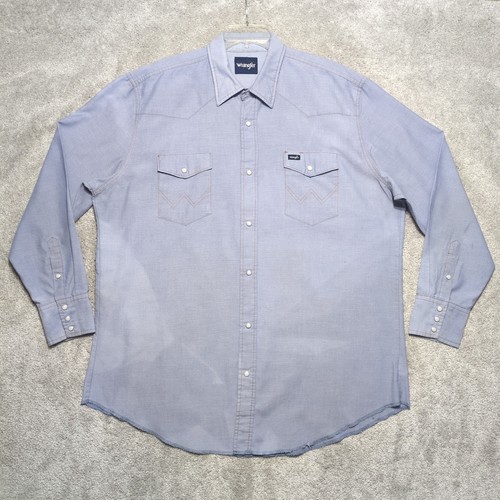 Wrangler chambray western - wrangler,